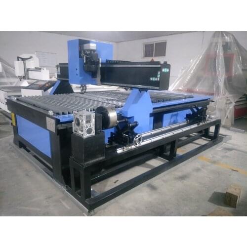 Robotec 63a 100a 120a 160a 200a 1530 cnc plasma cutting machine / metal pipe cnc plasma cutter rotary lathe with thc