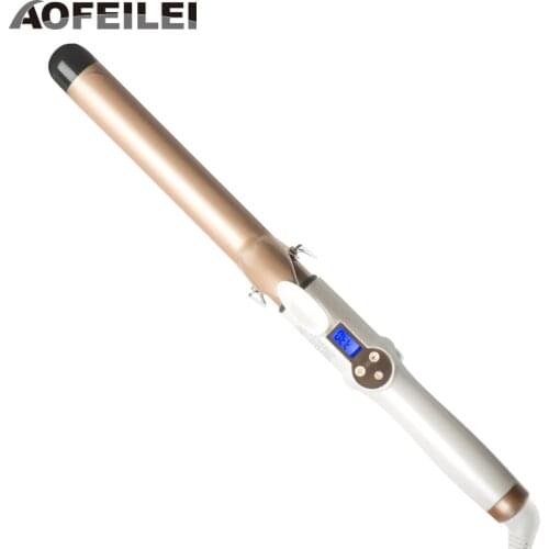 2021 New Hair Curler Real Electric Professional Ceramic Lcd Curling Iron Roller Curls Wand Waver Ceramic Fashion Styling Tools