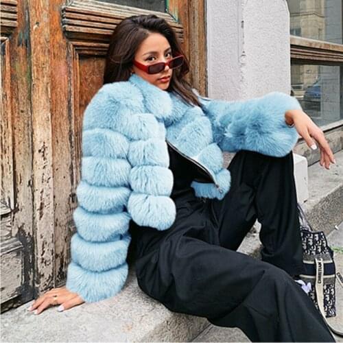 Autumn Warm Thick Faux Fur Coats Winter 2020 Women Fashion Mink Short Fur Coat Plus Size Overcoat Hooded Loose Zipper Jackets