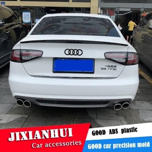 For Audi A4 B8 B9 Spoiler 2017-2019 Audi A4 B9 GAKYV Spoiler ABS plastic Material Car Rear Wing Color Rear Spoiler