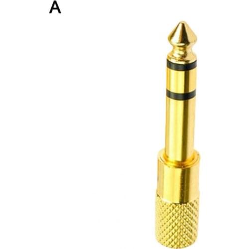 Universal anti-interference portable 3.5mm to 6.5mm /6.5mm to 3.5mm earphone microphone electric guitar recording converter