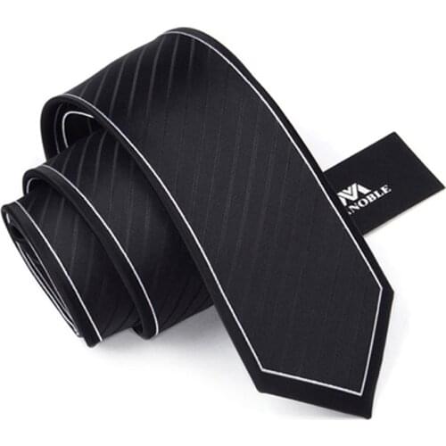 High Quality 2020 Korean Style Designers Brand Fashion 7CM Necktie Gravata Work Business Casual Silk Ties For Men Gift Box