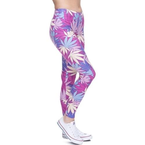 Women Fitness Leggins Fashion Printing High Waist Woman YOGA Stretch Pants Leggings
