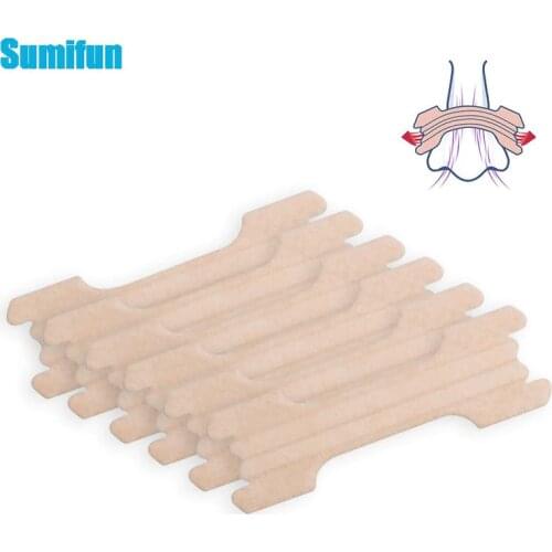 1/6Pcs Nose Rhinitis Strips Relief Nasal Congestion Snore Stopper Plaster Anti Snoring Stickers Nasal Strips Health Care