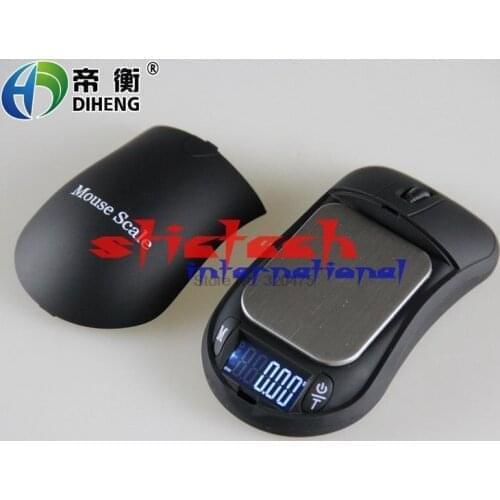 By dhl or ems 100pcs 500g 0.01g Portable Digital Scale Mouse Style mouse scale Jewelry Scale Precision digital scale