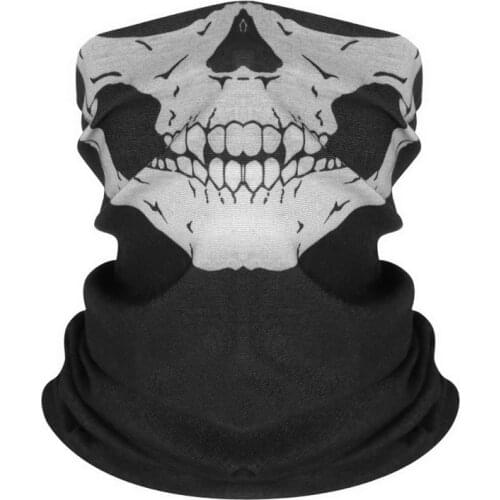 2020 Cycling Outdoor Skull Seamless Balaclava Magic Scarf Men Women Sun Protection Bandana Neck Gaiters Riding Camping Scarf