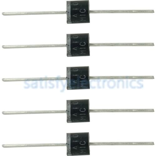 5PCS electrical Axial Rectifier Diode 10A10 R-6 DIP 10A 1000V 10a10 NEW