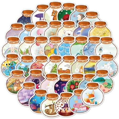 Travel Scenery Stickers PVC City Landmark Stickers Pack Kids Toy DIY Decor Graffiti Sticker Fridge Computer Phone Car Stickers