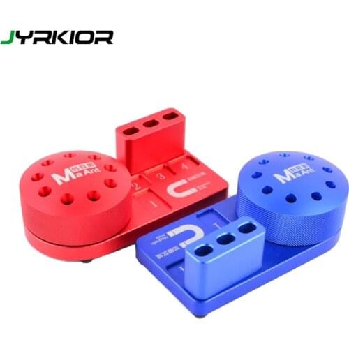 360° Aluminum Rotating Screwdriver Tweezer Storage Magnetic Mounting Holder Mobile Phone Maintenance Tool Accessories Rack Box