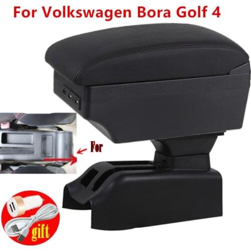 Car Center Armrest Console Box Driver Armrest Car Accessories For Volkswagen Bora Golf 4 MK4 1999-2005