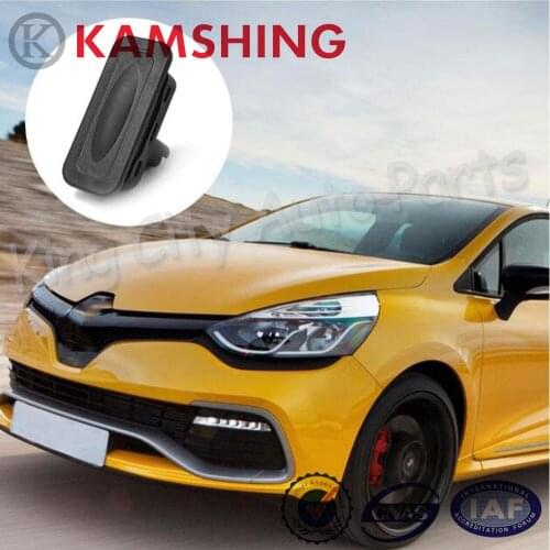 CAPQX For Renault Clio Megane Kangoo Captur Black Rear Trunk Lock Release Switch Tailgate Boot Luggage Control Button 8200076256