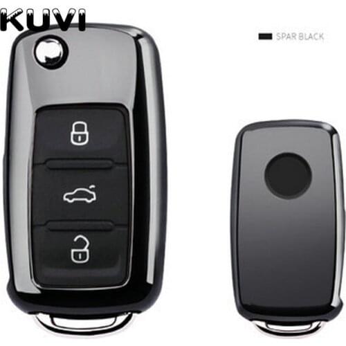 Car Key Case For Volkswagen VW Passat Golf Jetta Bora Polo Sagitar Tiguan Auto Key Bag Cover Protector