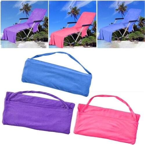 Beach Chair Cover Deck Chair Towel Pad Multifunctional Beach Chair Garden Chair Cover Microfiber Cover Lay Quick-drying