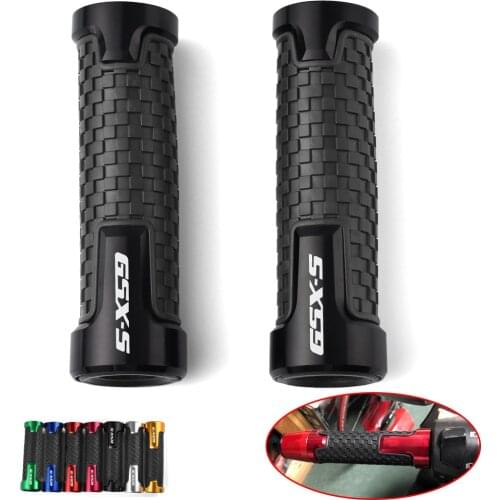 GSX-S For SUZUKI GSXS 125 150 750 1000 1000F Motorcycle Non Slip Handlebar Grips Throttle CNC Hand Bar Grips GSXS750 Accessories