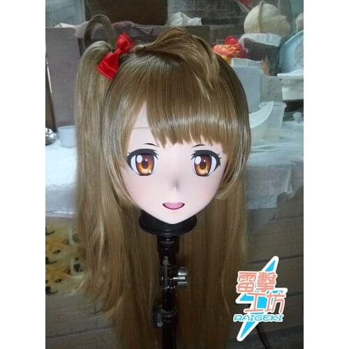 KM127)Quality Handmade Female/Girl Resin Japanese Cartoon Character Animego Cosplay Kigurumi Mask Crossdresser