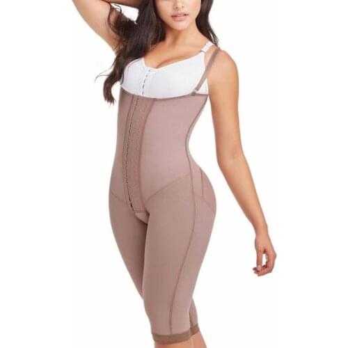 Shapewear For Women Tummy Control Open Bust Fajas Postpartum Body Shaper Weight Loss Bodysuit