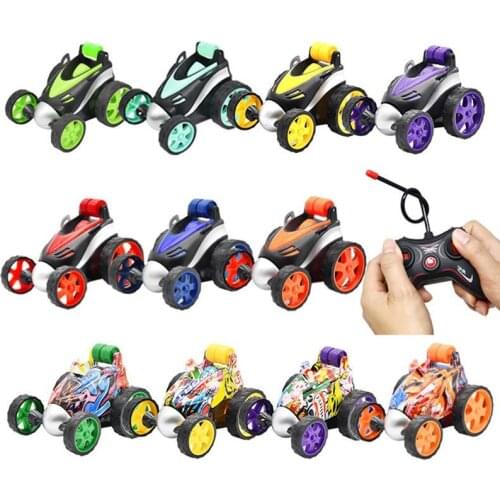 Remote Control Cars Toy Vehicles Remote Control Car for Girls Boys 360 Degree Rotation Racing Car Electric Tumbling Stunt Toy