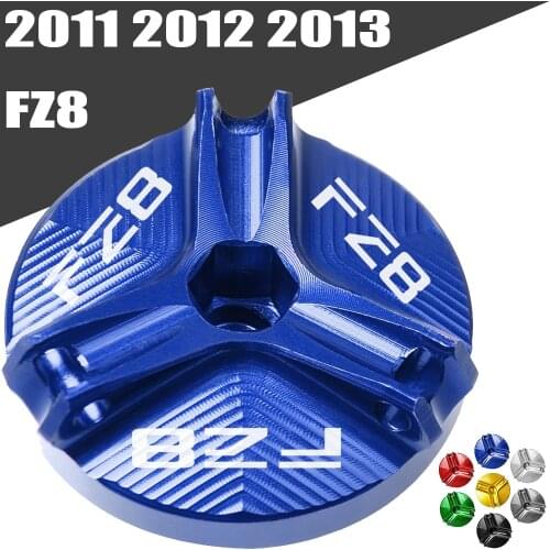 Engine Oil Cap Bolt Screw filler cover For Yamaha FZ8 FZ 8 2011 2012 2013 Engine Oil Filler Cap Drain Sump Plug Bolt Cover Screw