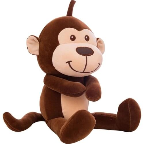 50CM Cute Monkey Doll Plush Toy Cartoon Soft Pillow Plush Stuffed Animal for Child Boy Girlfriend Sleeping Birthday Gift