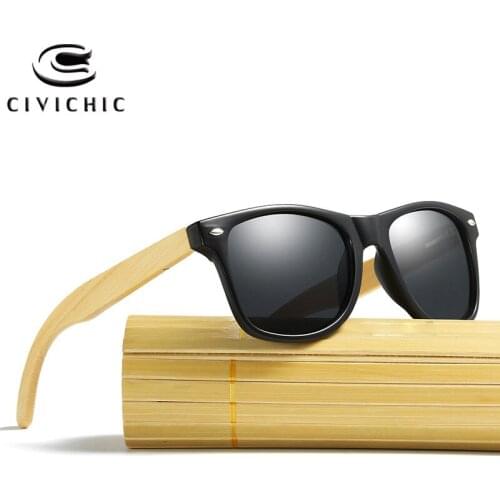 Chic Wood Glasses Men Mirror Coating Driving Eyeglass Polarized Women Sunglasses Bamboo Gafas De Sol Hombre Hipster Oculos KD022