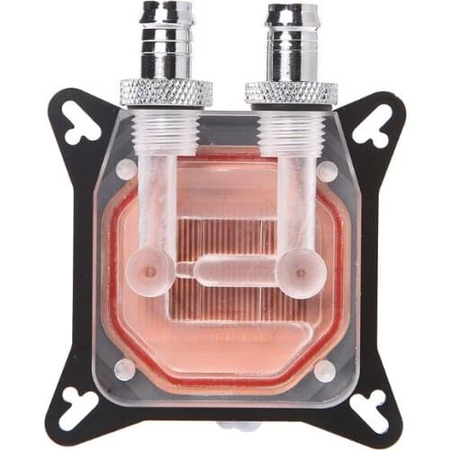 GPU Water Block Cooling Double Channel Copper Cooler For Graphics Card Radiator
