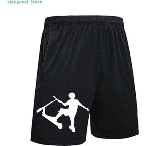 Man Printed Shorts Stunt Scooter funny Beach Bermuda Wear Sea Short For Men Sweatpants Fitness Shorts Clothes