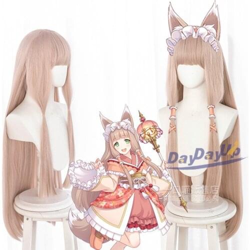 Princess Connect! Re Dive Himemiya Maho Heat Resistant Synthetic Hair Party Carnival Halloween Cosplay Role Play + Free Wig Cap