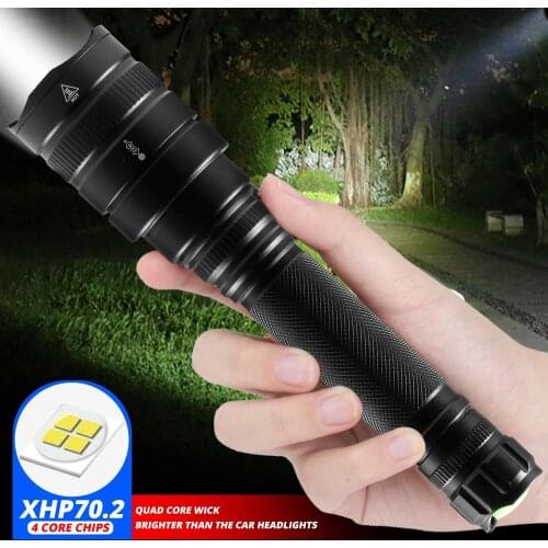 XHP70.2 Ultra Bright LED Flashlight Waterproof lantern led Torch XHP50 USB Rechargeable 18650 Battery for Camping, Fishing light