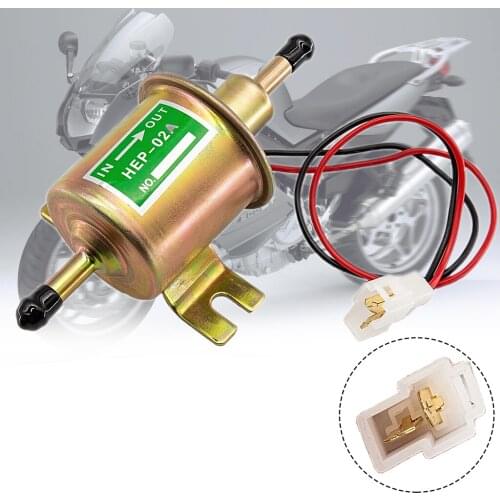 High Quality Low Pressure Universal Diesel Petrol Gasoline Electric Fuel Pump HEP-02A 12V For Car Motorcycle