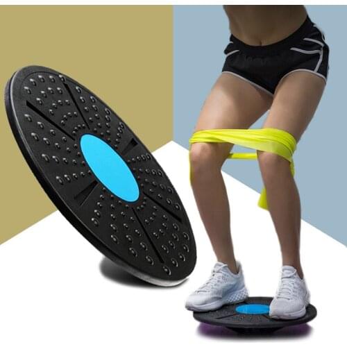 Yoga Balance Board Fitness 360 Degree Fitness Rotation Massage Stability Disc Round Plates Board Gym Waist Twisting Exerciser