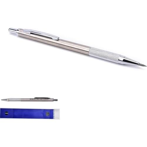 1Set 2.0 2B Lead Holders Automatic Mechanical Pencil 12 Leads Refills
