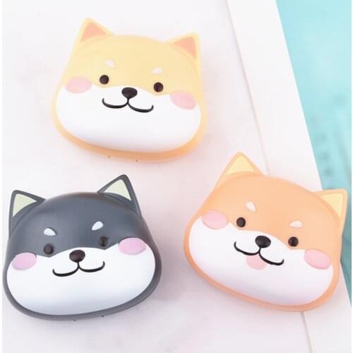 1PC Travel Lenses Box Container Spectacle Cases Cute Cartoon Contact Lens Case Holder Hard Contact Lens Case Set With Mirror