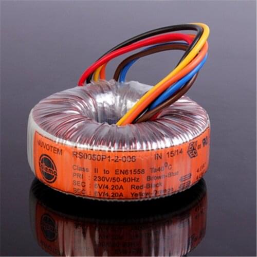 2* 6V 9V 12V 15V 18V 25V 50VA NEW Talema RS Nuvotem Sealing Toroidal Transformer 50W