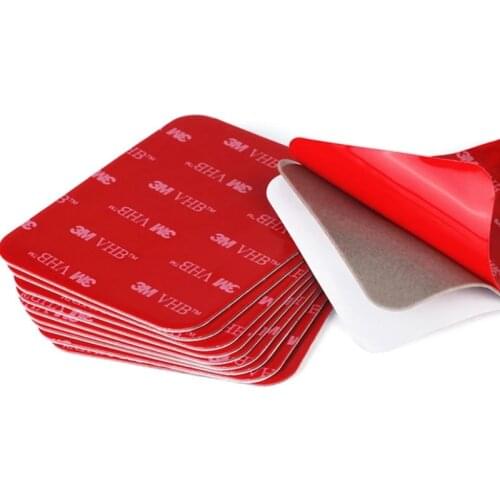 3M Strong Rubber Foam Double Sided Tape Acrylic Foam Adhesive Family Car Black Tape Square