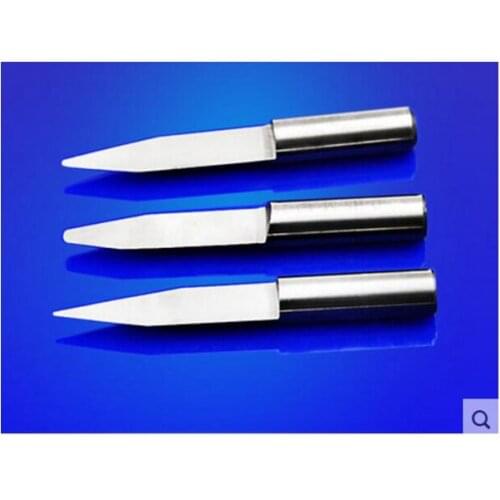 5pieces 6*30degree*1.2mm round ballnose bottom flat bottom acrylic pvc wood plastic MDF