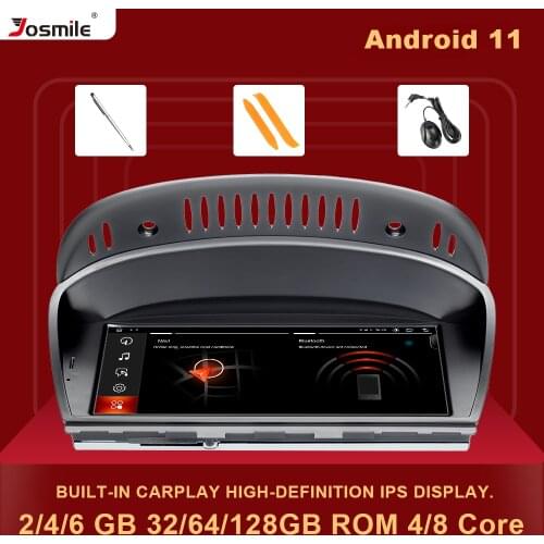 8 Core 128GB Android 11 Car Radio Multimedia Player For BMW Series 5/3 E60 E61 E62 E63 E90 E91 CIC CCC GPS Navigation Head Unit