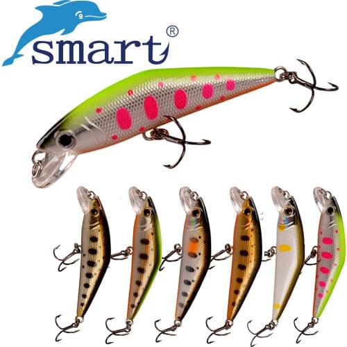 BASSKING Minnow Bait 50mm/3.6g Sinking Fishing Lure Quality Professional Artificial Lure Saltwater 3D Eyes Swimbait Wobblers