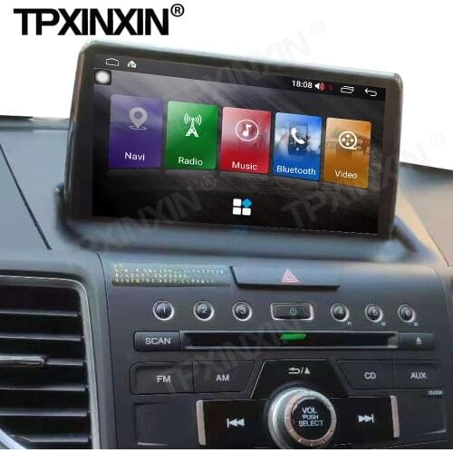 Carplay Car Radio Stereo Receiver Android For Honda CRV 2012 2013 2014 2015 GPS Navigation Player Auto Audio Recorder Head Unit