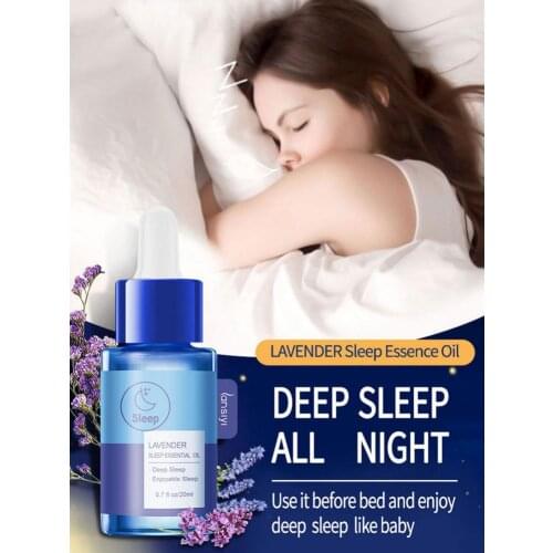 20ml Lavender Sleep Essential Oil Help Sleep Plant Sleep Aid Liquid Soothing Insomnia Plant To Help Sleep Natural Health Care