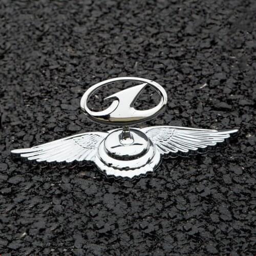 Car Front Chrome Emblem For Besturn FAW T77 X40 B50 X80 B70 B30 B90 Automobile Metal 3D Sticker Bonnet Badge Exterior Decoration