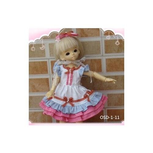 Estartek SZ019 Customized Hand Made 1/6th Rainbow Color One-piece Dress Anime Suit for BJD Doll Action Figure Cosplay DIY