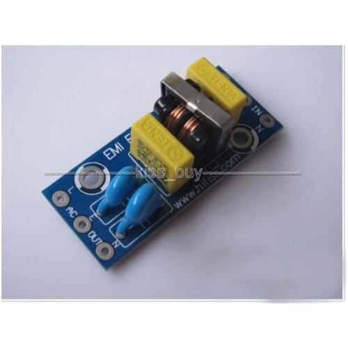 4A EMI Power Filter Board Filtering Module For Pre-Amp DAC Headphone Power Amplifier Noise Impurities AC 110v 200V new