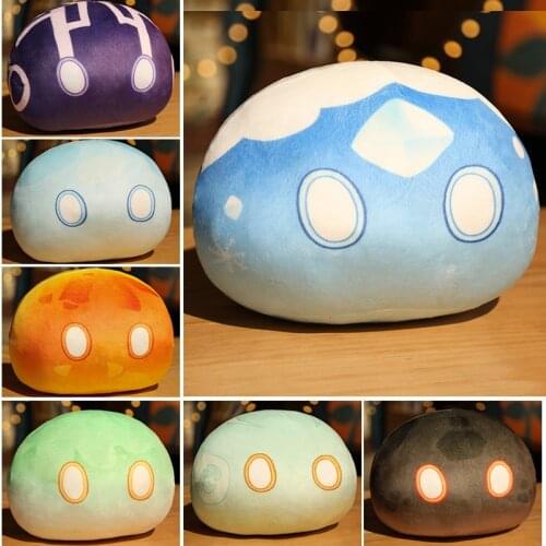 Game Genshin Impact Slime Theme Cute Plush Dolls Keli Dango Throw Handful Toys Cartoon Birthday Gift Pillow cushion peripherals