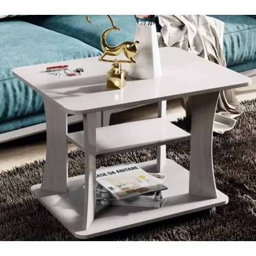 Coffee Table, Retro Style, Leisure and Entertainment Table, Stylish and Beautiful, Laminated Particle Board 60x80x58 cm