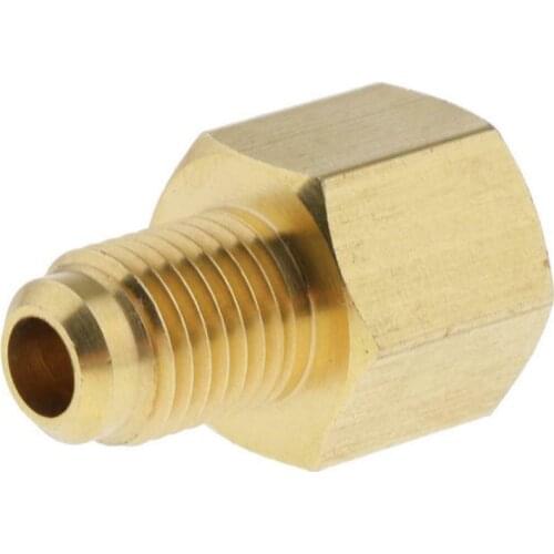 Brass Connector 1/4'' SAE AG To G1/4'' IG Nitrogen Regulator Adapter Fittings Air Condition Accessories