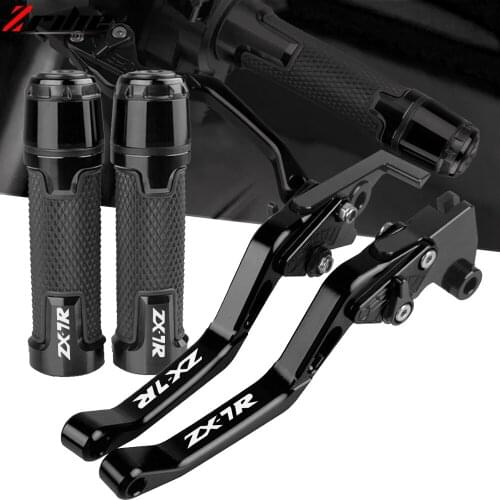 Motorcycle CNC Brake Clutch Levers Handlebar knobs Handle Hand Grips FOR KAWASAKI ZX7R ZX7RR 1989-2003 2002 2001 2000 1999 1998