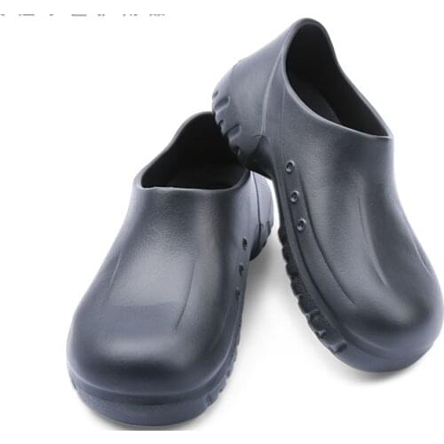 Men Casual Shoes Chef Shoes Hotel Kitchen Non-slip Waterproof Oil-proof Working Shoes Resistant Cook Shoes Safety Clogs Slippers