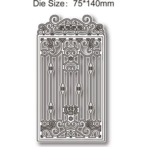 New door and window cover metal cutting die scrapbook paper decoration template embossing DIY paper card craft 2021