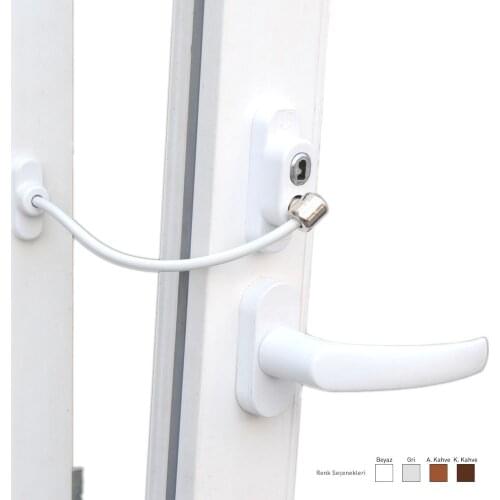 Switched Wire Rope Pvc Door Window Safety Lock