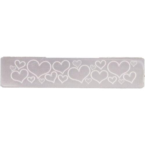 68UE Heart Plastic Embossing Folder Stencil Template DIY Craft Making Pattern Background Paper Cards Scrapbooking Album Decor